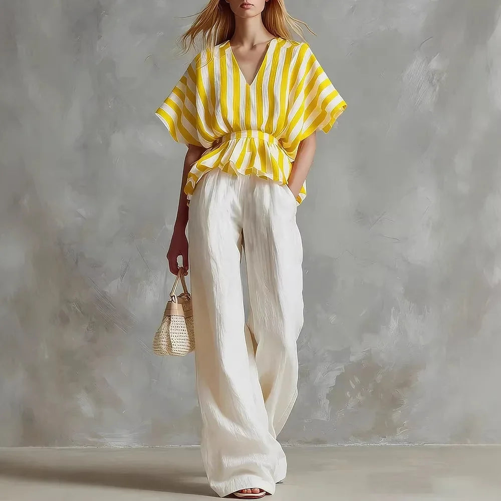 Maren Wide Leg Matching Set