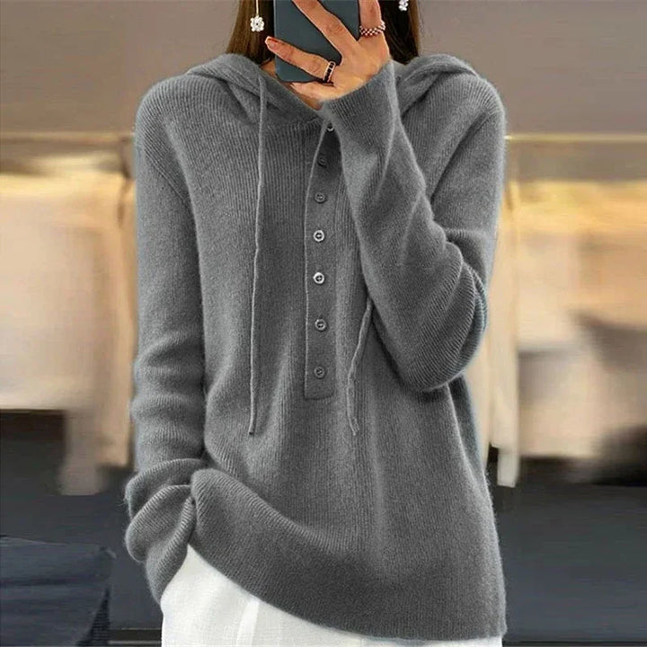 Adalyn Button Front Hoodie