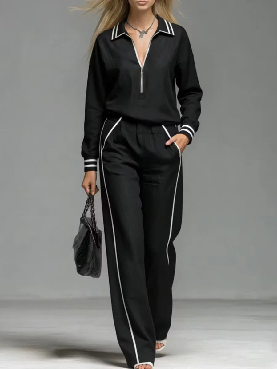 Odette Half Zip Two Piece Set