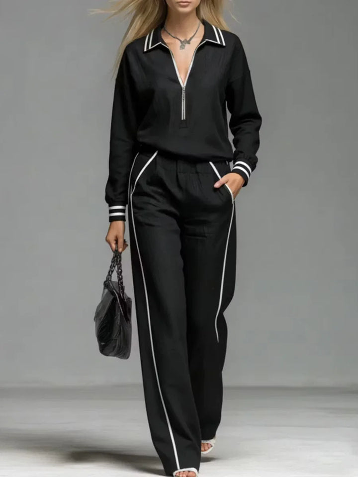 Odette Half Zip Two Piece Set