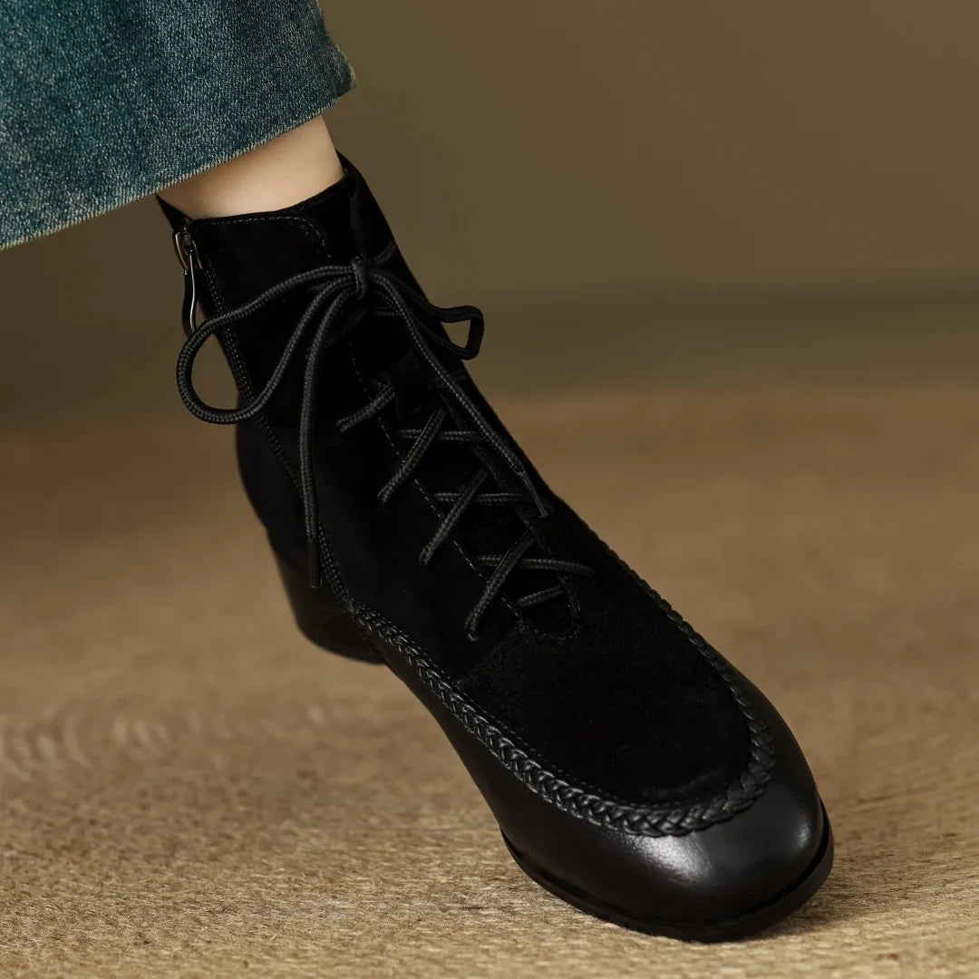 Vesna Lace Up Ankle Boot