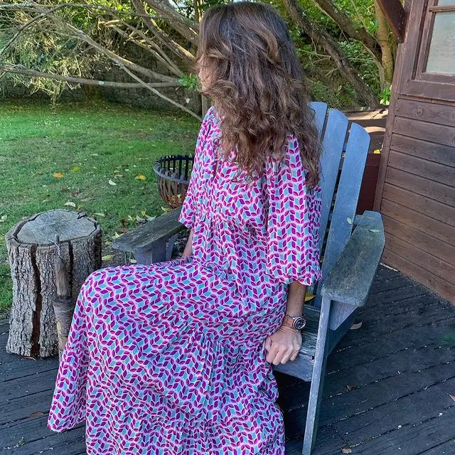Orinthia Effortless Floral Boho Maxi Dress