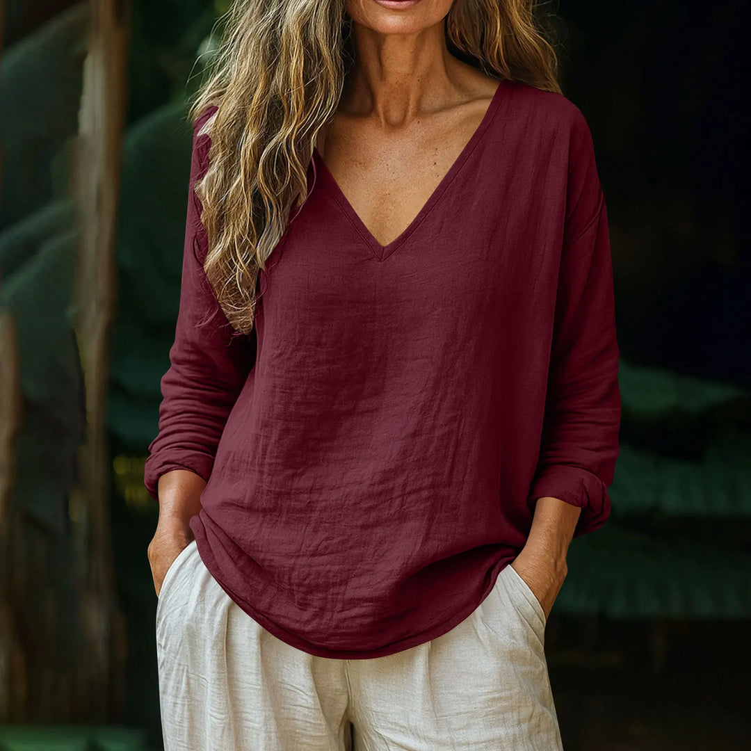Heidi  Breathable Long Sleeve Casual Top