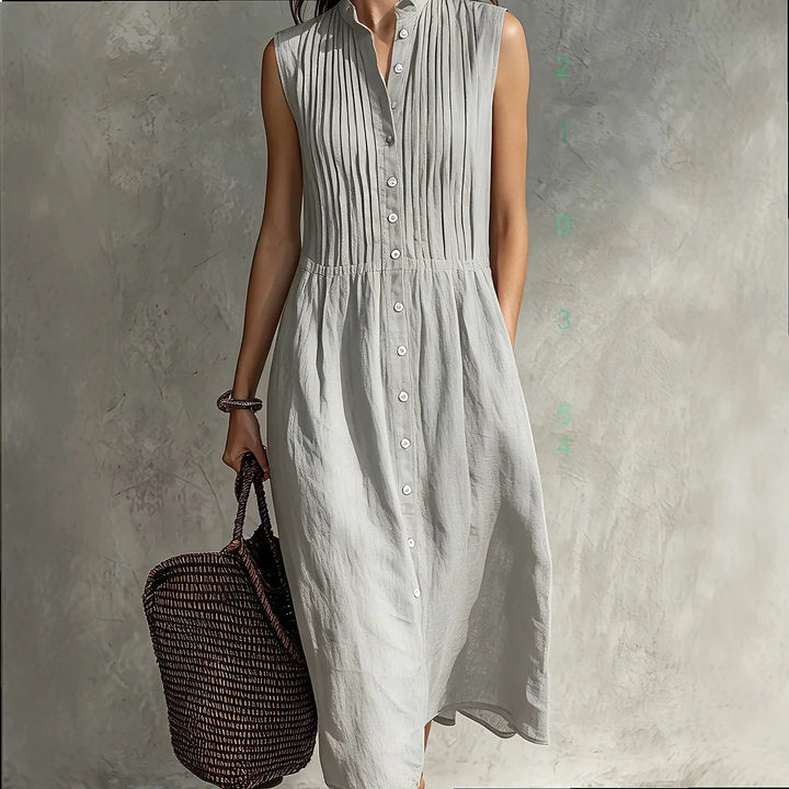 Valeriana Elegant Relaxed Midi Dress