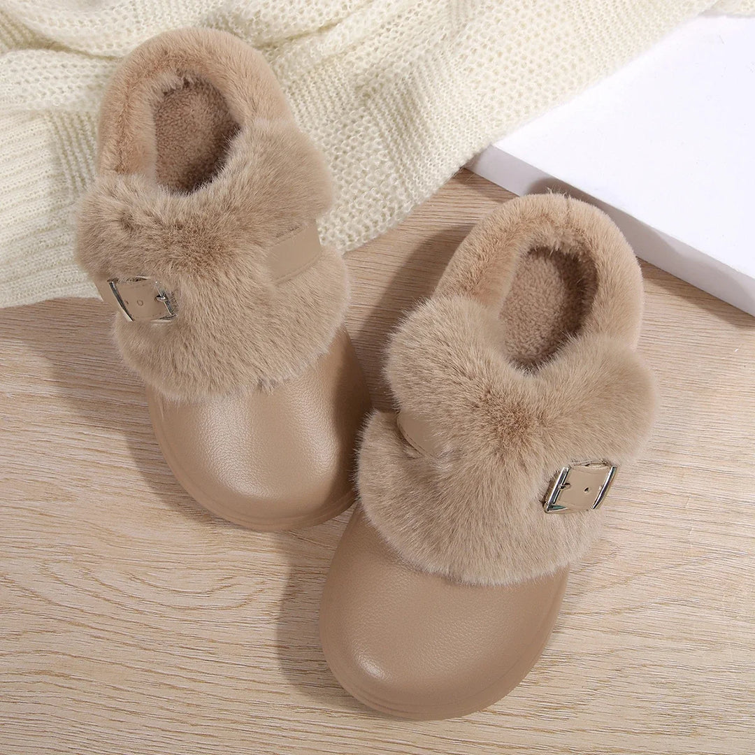 Maia Platform Fur Clog