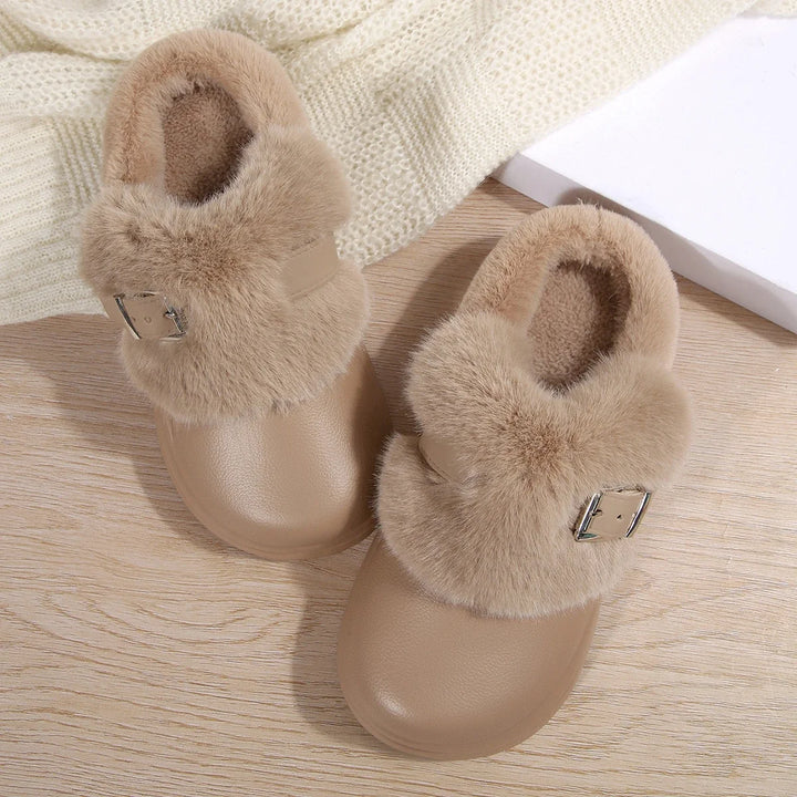 Maia Platform Fur Clog