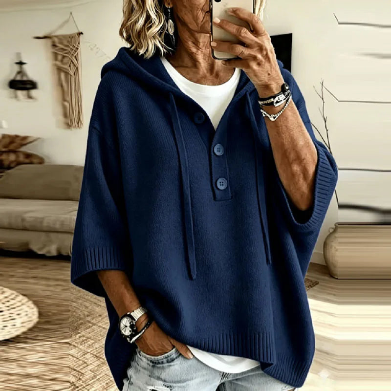 Savannah Hooded Knit Pullover