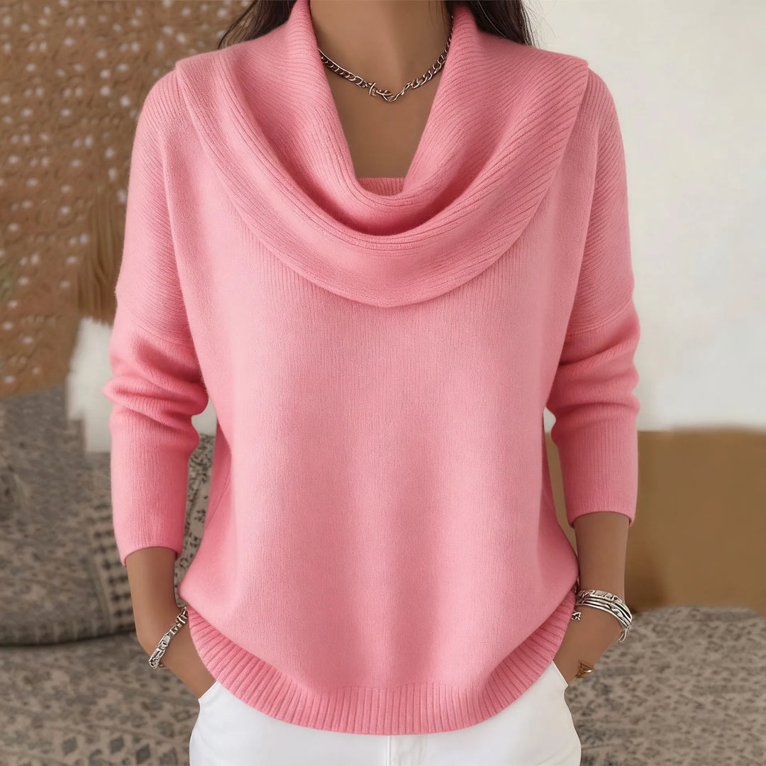 Josie Cowl Neck Knit Sweater