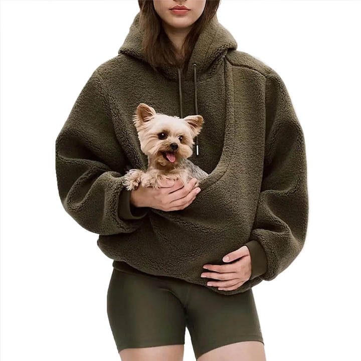 Deliah Pet Pocket Hoodie