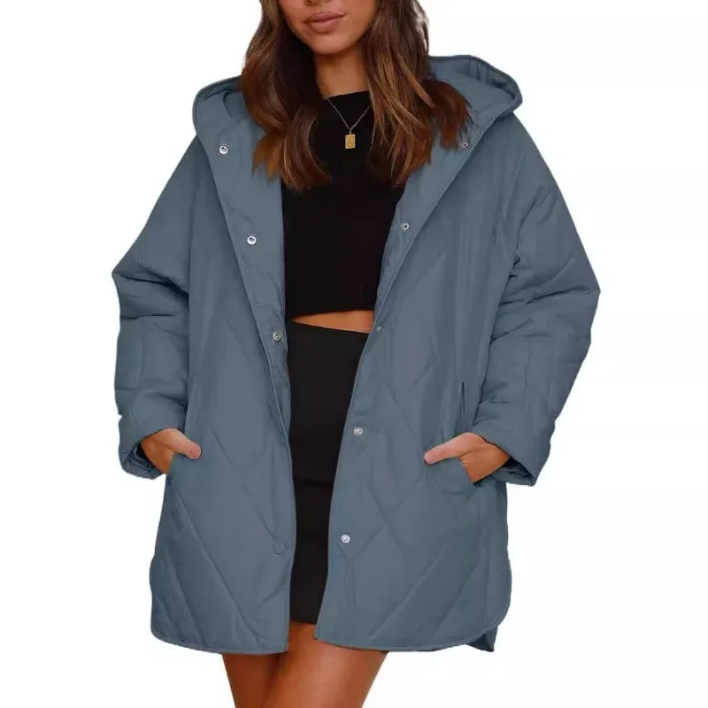 Aveline Button Front Parka