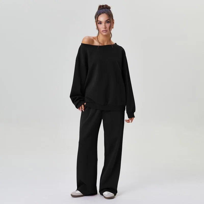 Estelle Off Shoulder Tracksuit Set