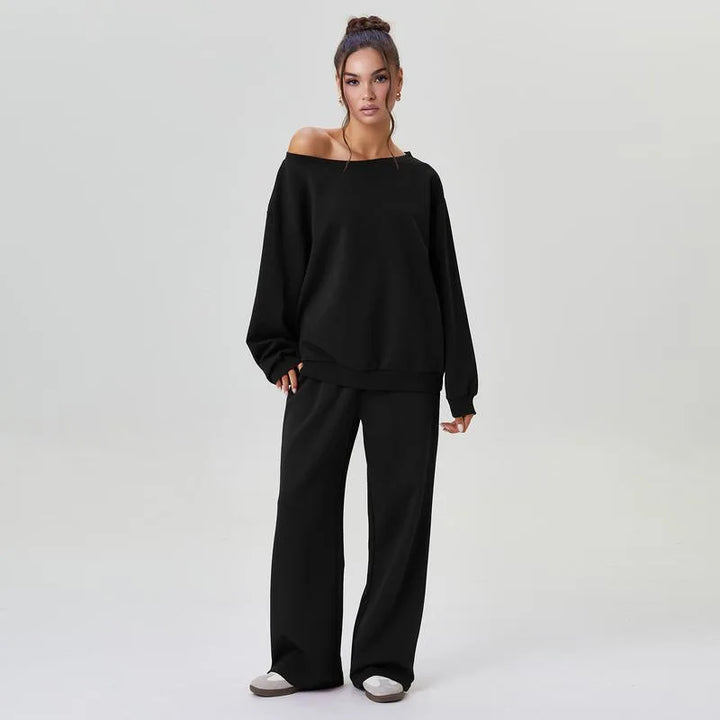 Estelle Off Shoulder Tracksuit Set
