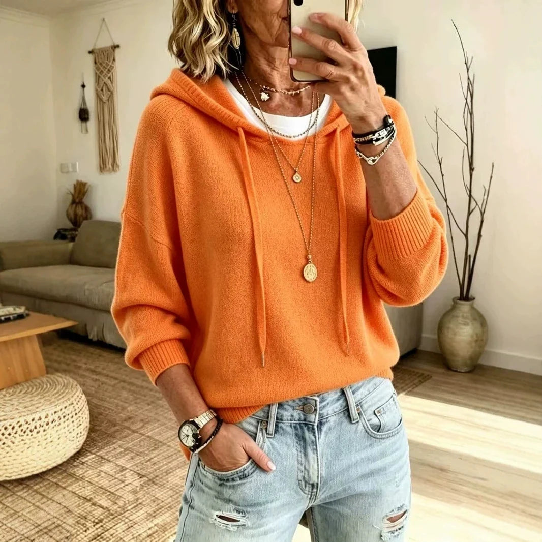 Margot Drawstring Hood Sweater