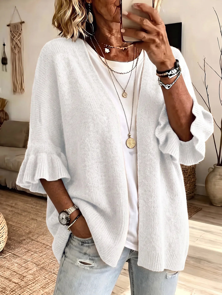 Josselyn Ruffle Sleeve Cardigan