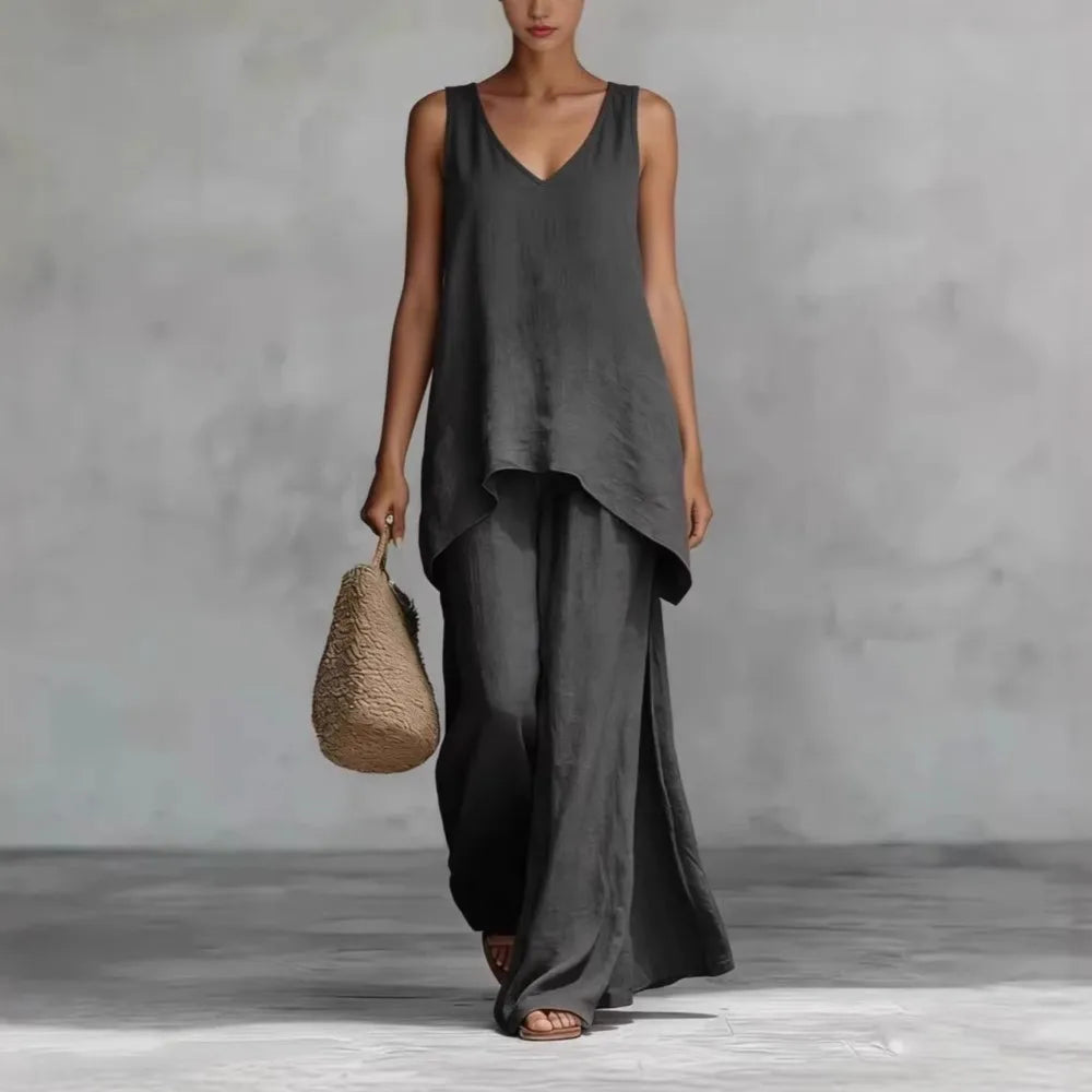Nerina Wide Leg Matching Set