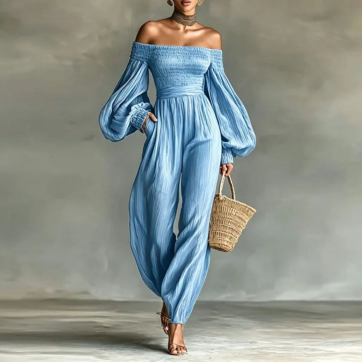 Elara Off Shoulder Jumpsuit