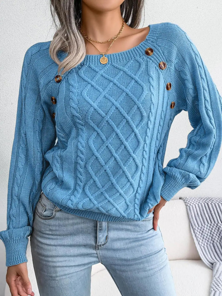 Marlowe Square Neck Sweater