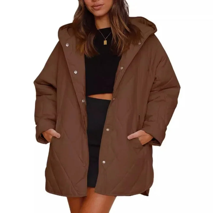 Aveline Button Front Parka