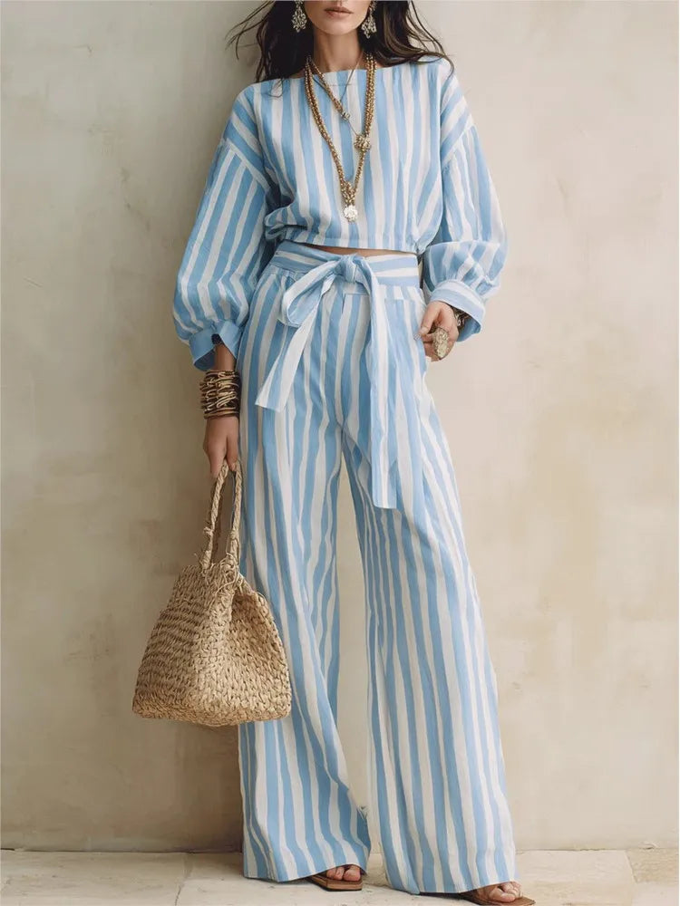 Emma Striped Matching Set