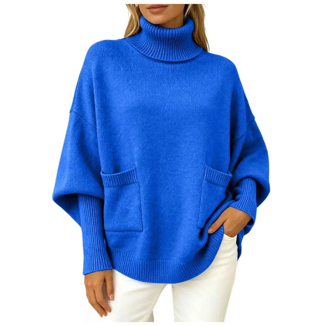 Thea Batwing Turtleneck Sweater
