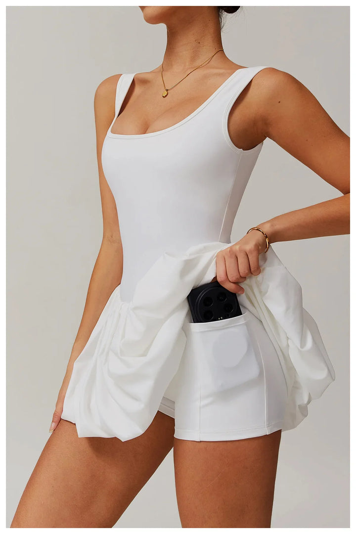 Amara Flattering Bubble Tennis Dress