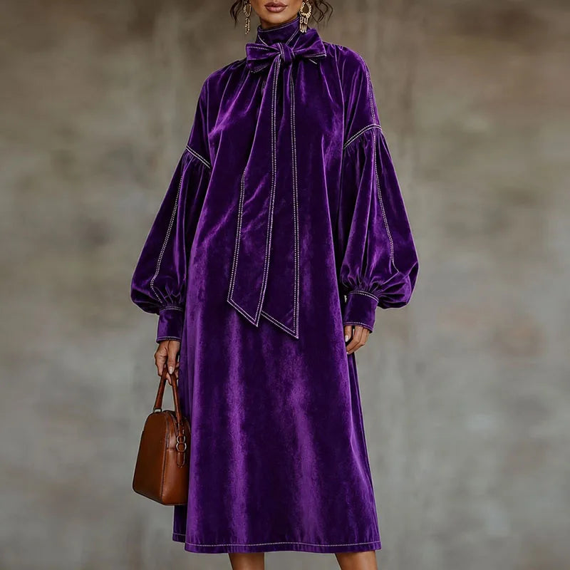 Ophelia Bow Tie Maxi Dress