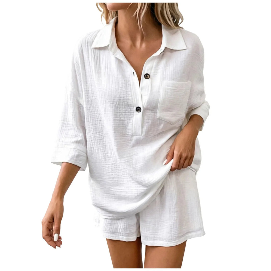 Oriana Breathable Linen Set
