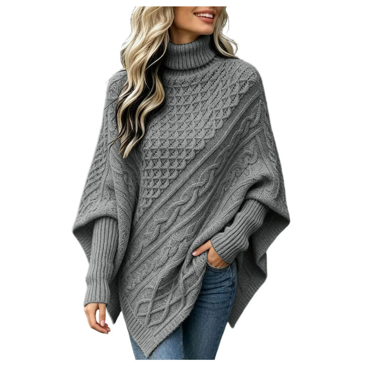 Bronwen Cable Knit Poncho