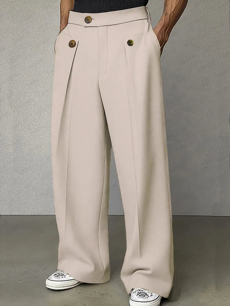 Cormac Button Tab Trousers