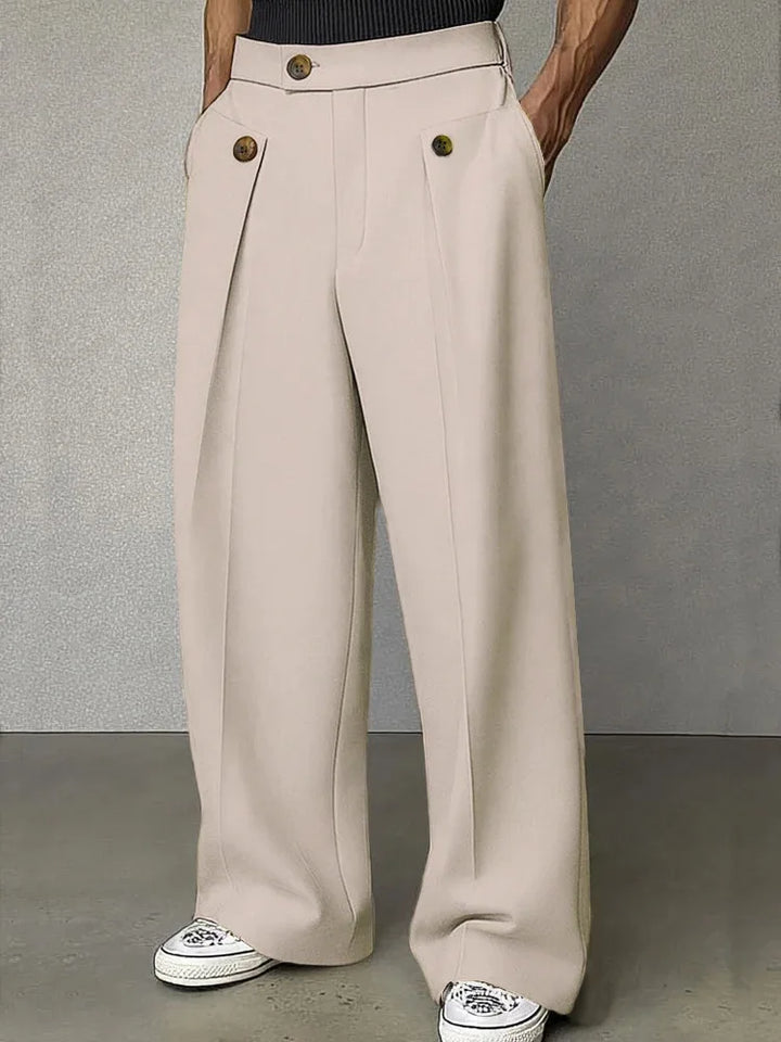 Cormac Button Tab Trousers
