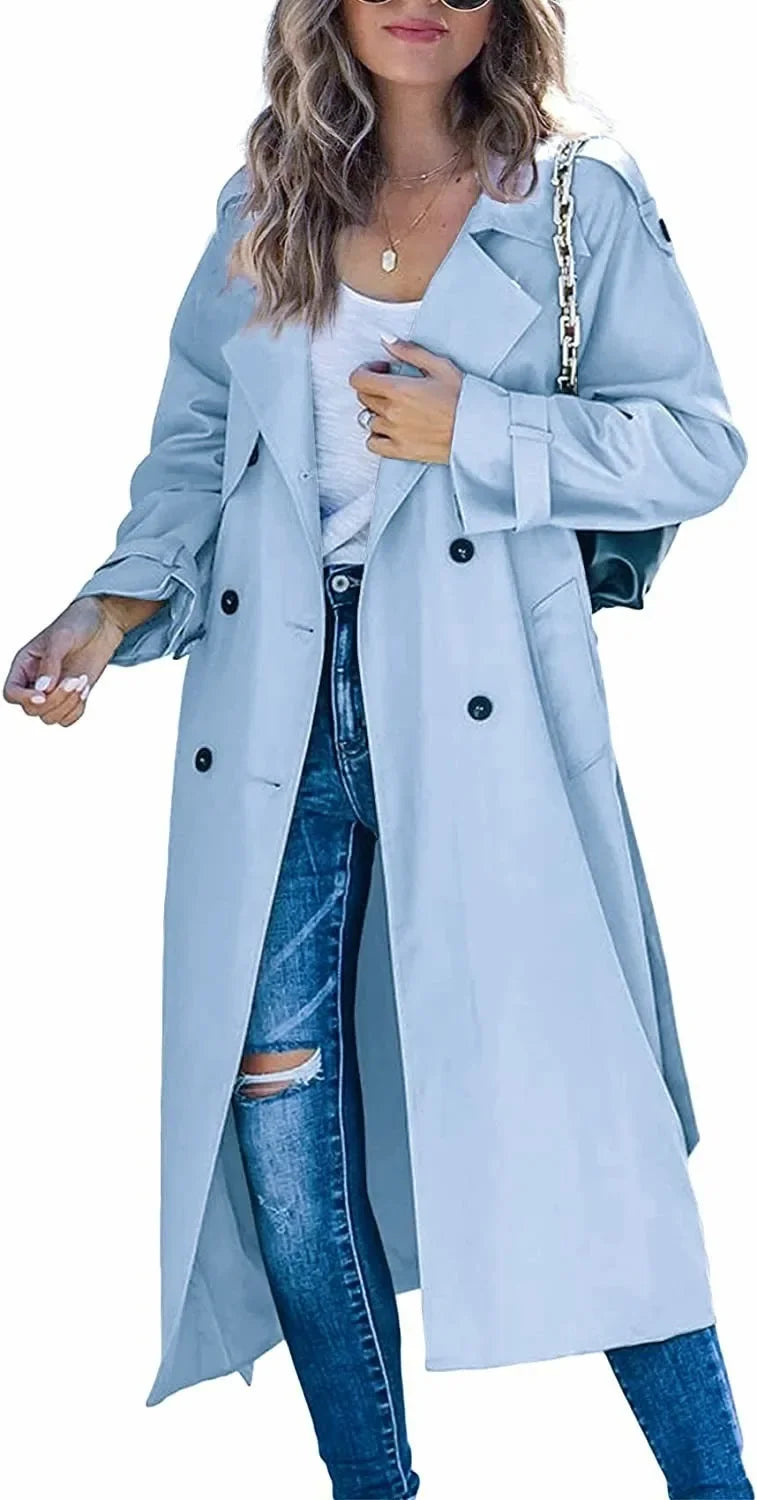 Astrid Double Breasted Trench Coat