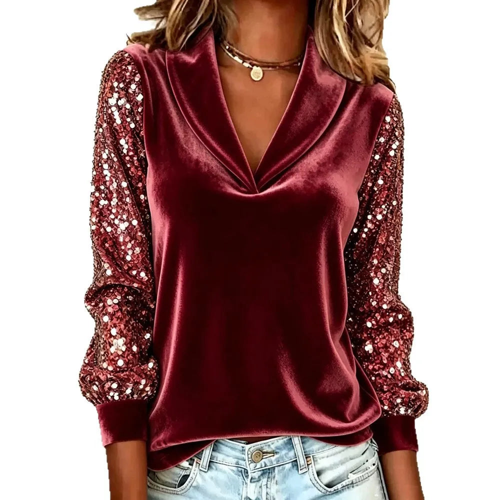 Coralie Shawl Collar Blouse