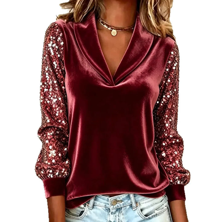 Coralie Shawl Collar Blouse