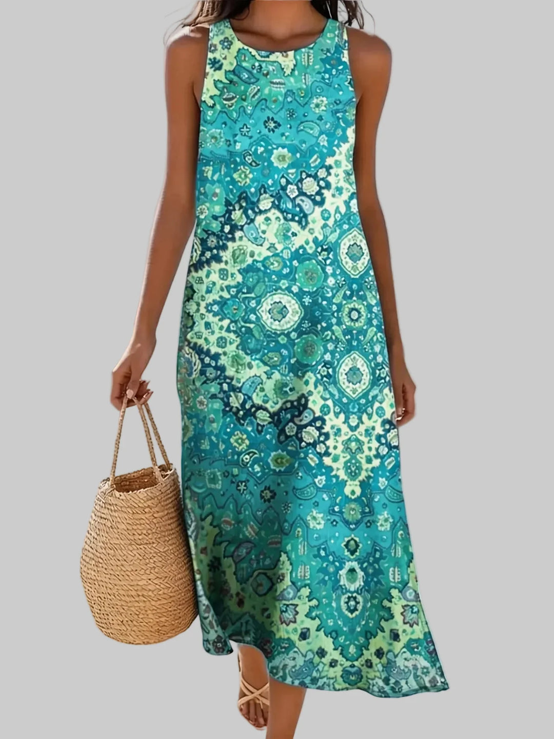 Novalie Bohemian Floral Midi Dress