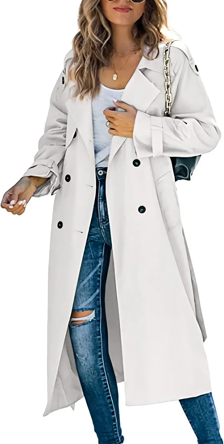 Astrid Double Breasted Trench Coat