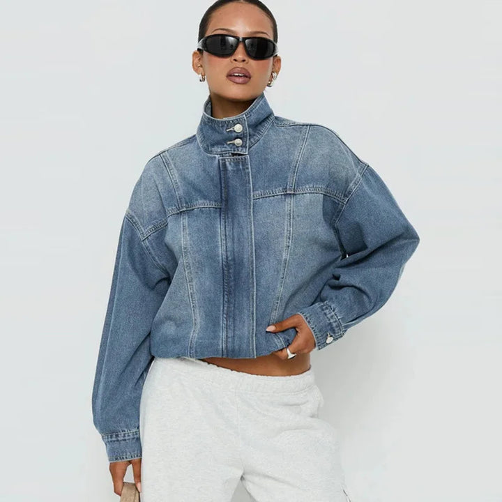 Alice Cropped Denim Jacket