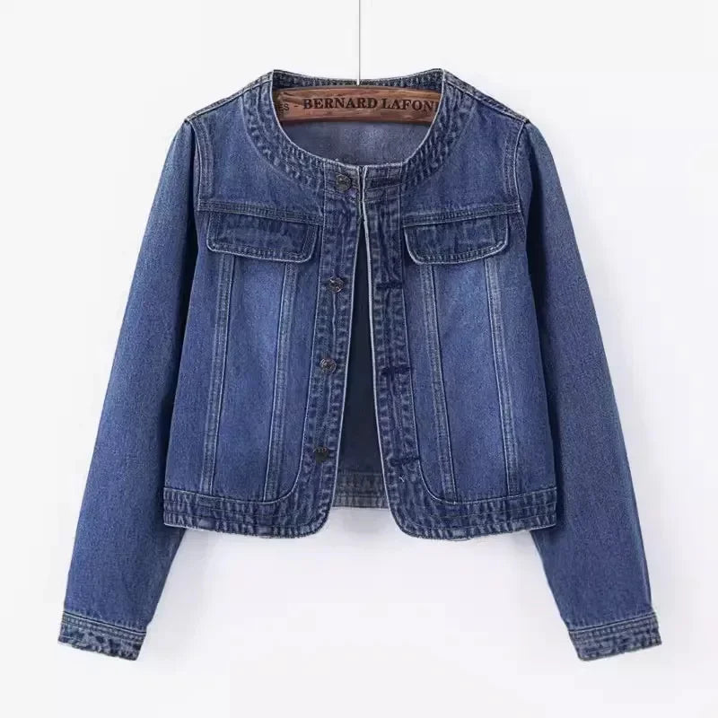 Laureen Cropped Denim Jacket