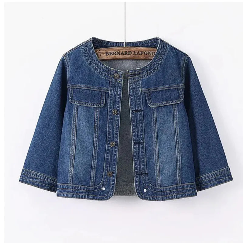 Laureen Cropped Denim Jacket
