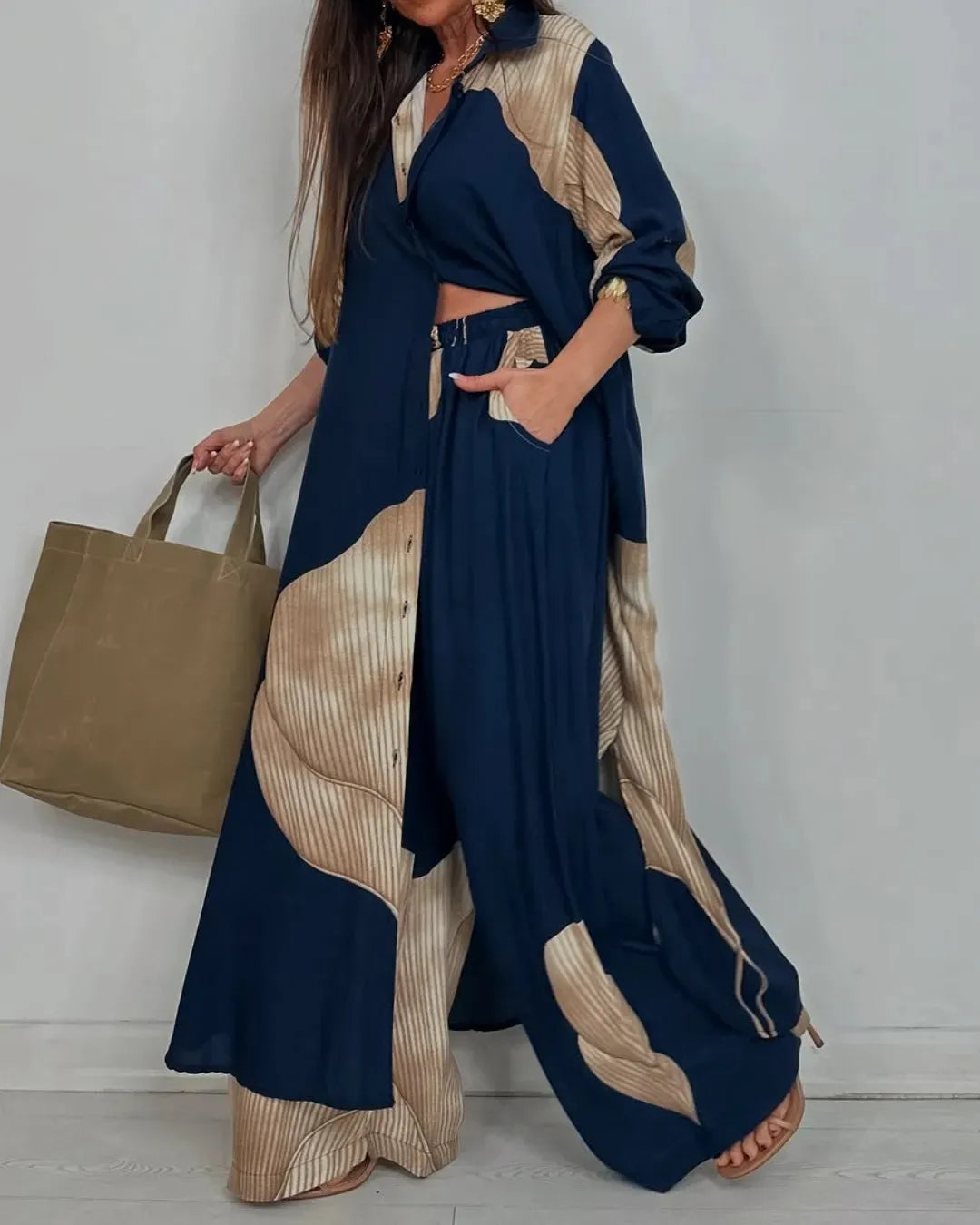 Bellamy Long Sleeve Boho Matching Set