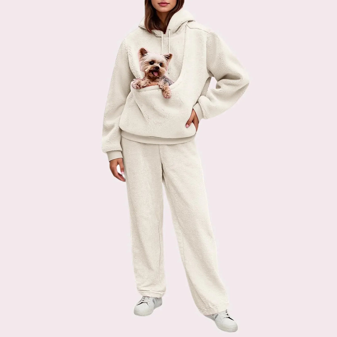 Wren Pet Pocket Hoodie Set