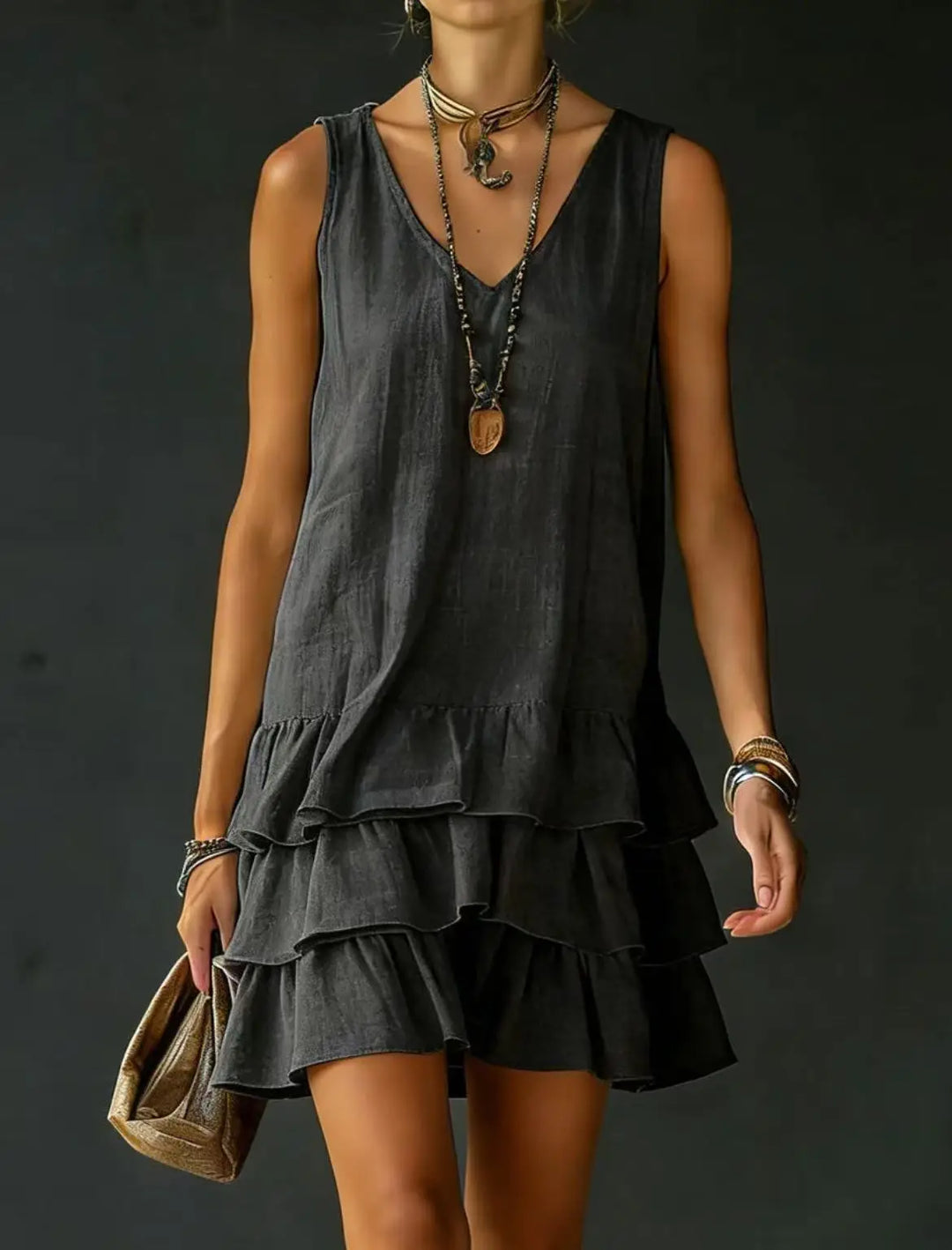 Reese Ruffle Mini Dress