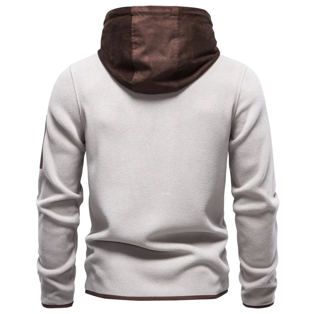 Hendrick Drawstring Hood Fleece Jacket