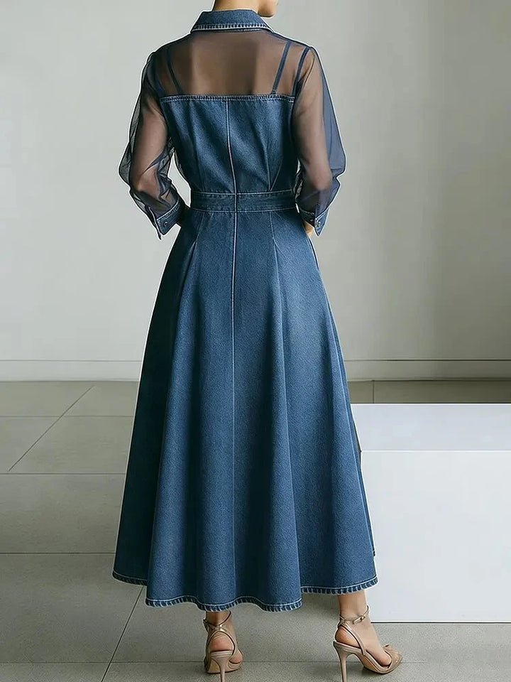 Tressa Denim Midi Dress