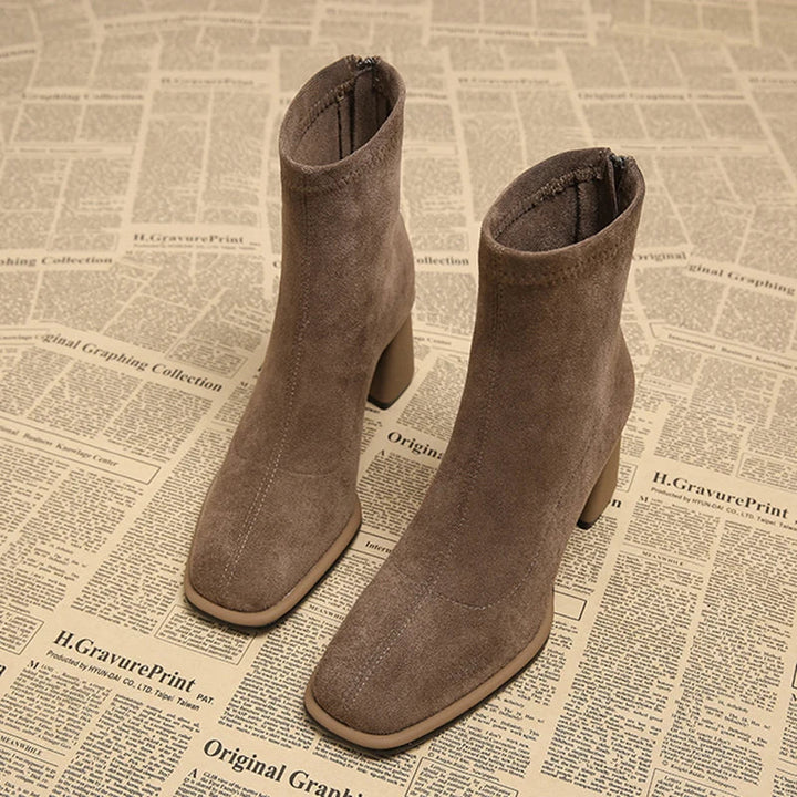 Elin Square Toe Ankle Boot