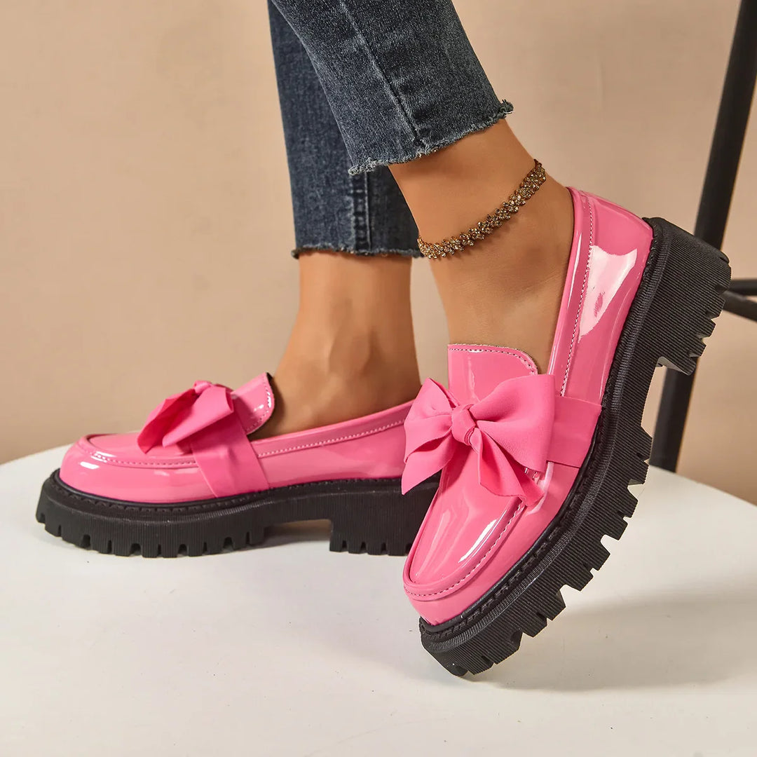 Soana Bow Rise Platform Loafers