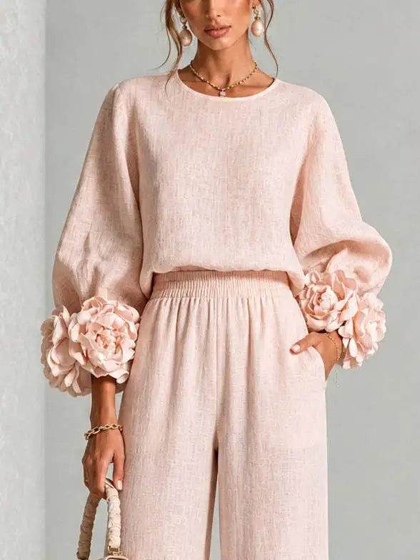 Amelina Floral Cuff Set