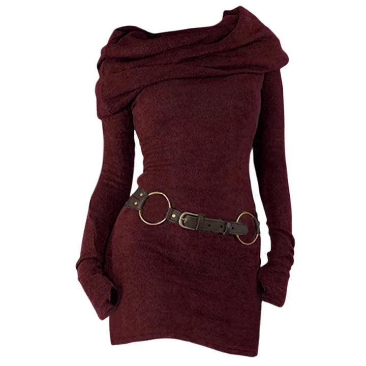 Marlowette Cowl Neck Sweater Dress