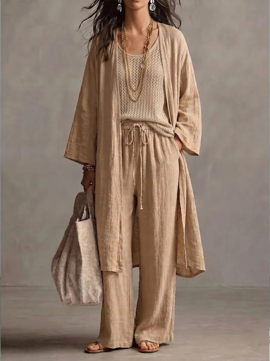 Simone Wide Leg Two Piece Set