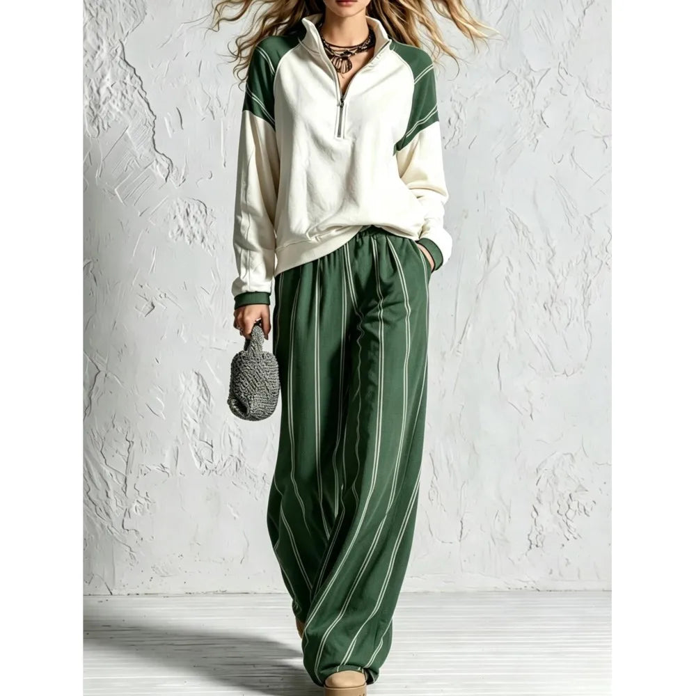 Solstice Quarter Zip Pant Set