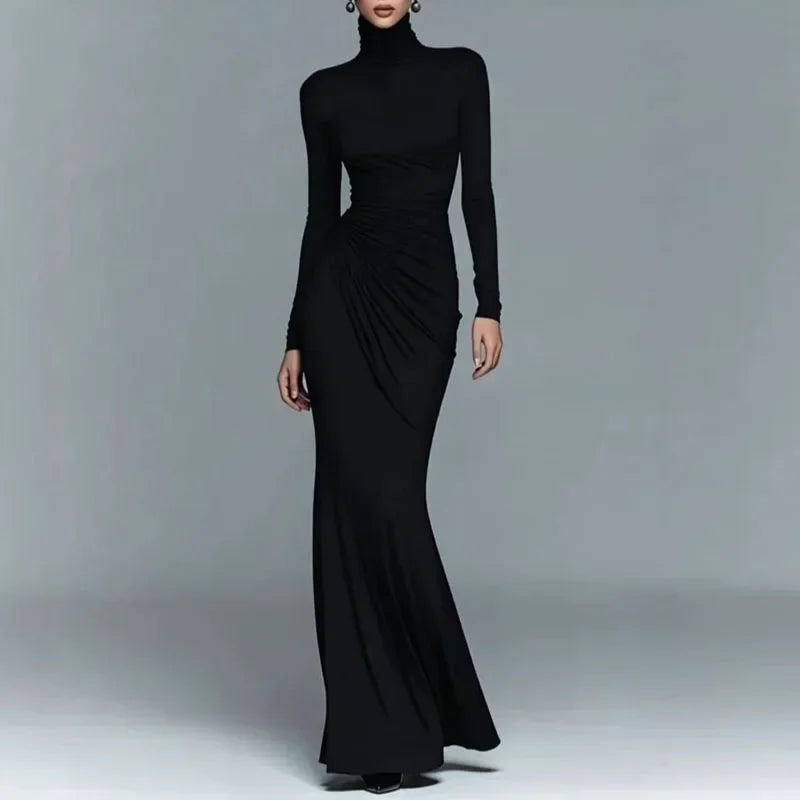 Harmony Turtleneck Maxi Dress